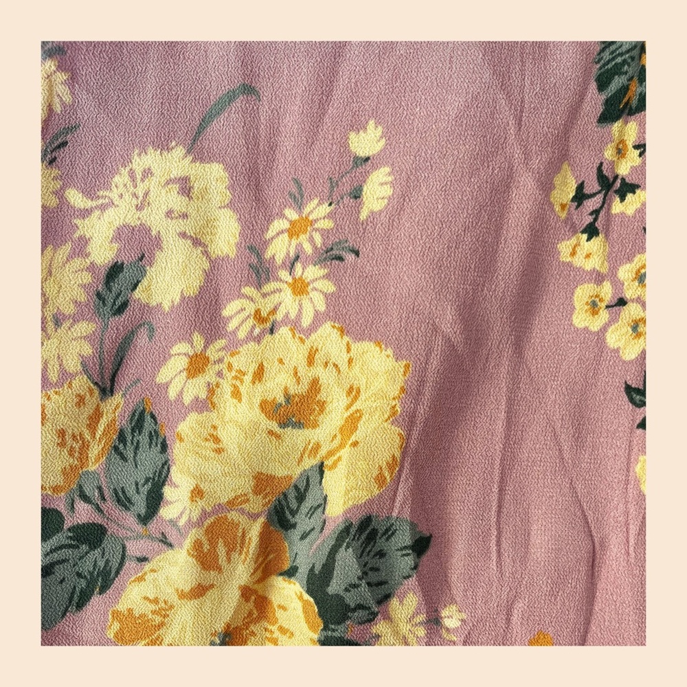 Reformation Butterfly Midi Dress – Gwyneth Dusty Pink Floral, Size 2, Like New - Picture 15 of 15